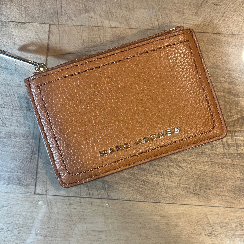 Marc Jacobs Brown Leather Card Wallet